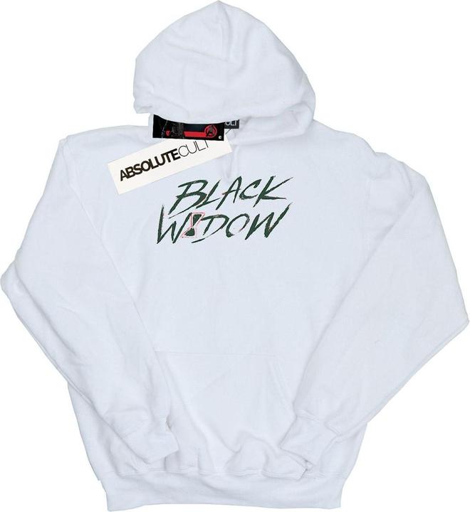 Actual product image Womens/Ladies Black Widow Movie Alt Logo Hoodie (XL)