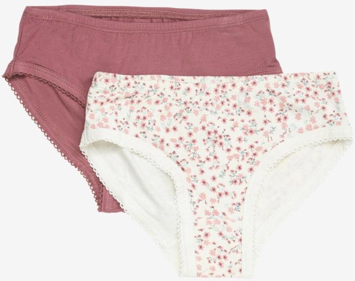 Produktbild Minymo Unterhosen Girl 2er Set Rose Tan Gr. 122 (122, 2er Pack)
