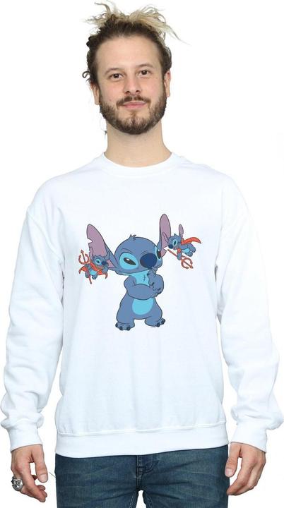Actual product image Disney Mens Lilo And Stitch Little Devils Sweatshirt (M)