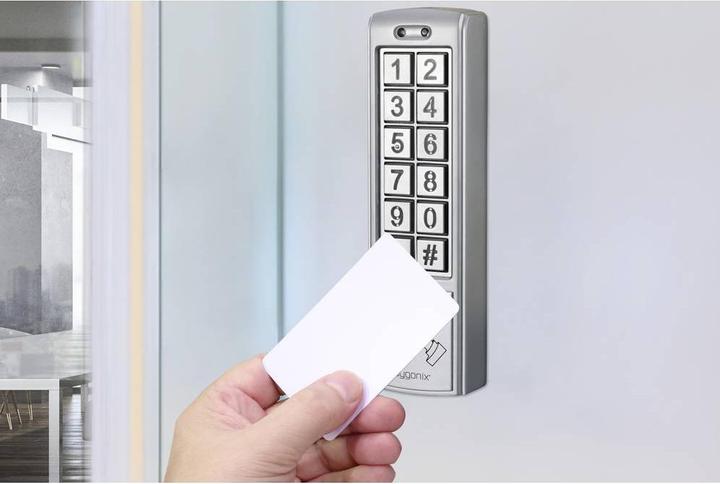 Immagine prodotto Sygonix SY-6421352 Code-Tastatur mit RFID Oberflächenmontage 12 V DC/AC, 24 V D (Scheda chiave, Combinazione numerica elettronica)