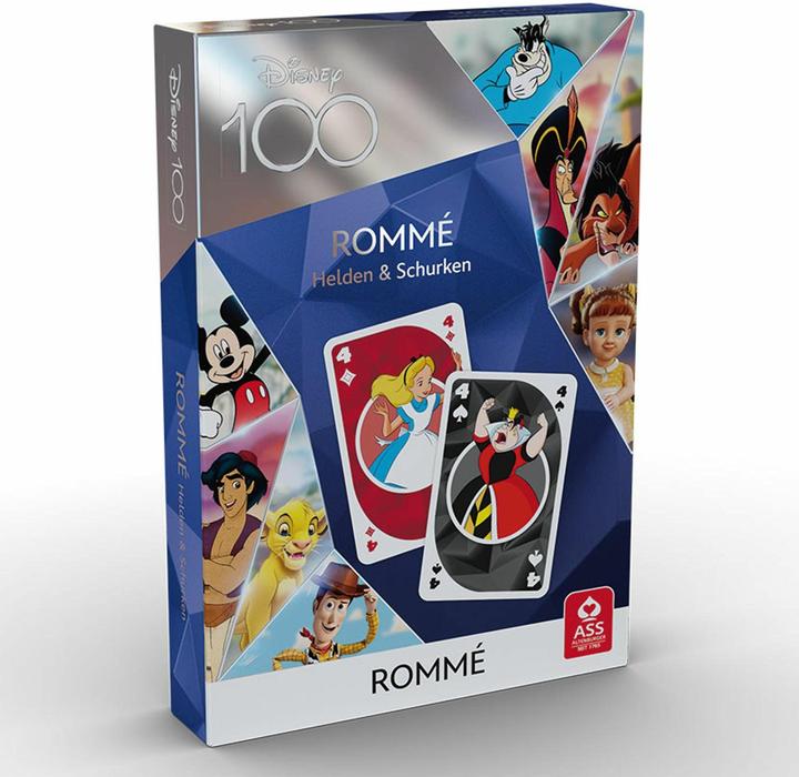 Produktbild ASS Altenburg 10038772-0001 - Disney 100 - Rommé, für 2-6 Spieler, ab 8 Jahren (DE-Ausgabe) (Deutsch)
