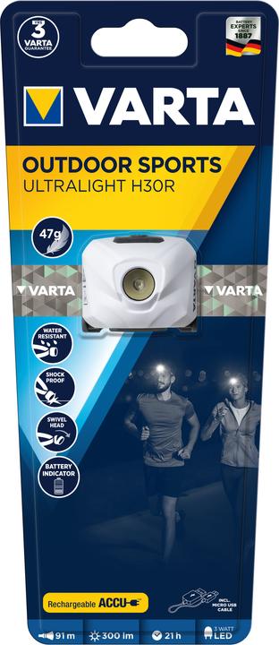 Image du produit Varta Ultraléger H30R (300 lm)