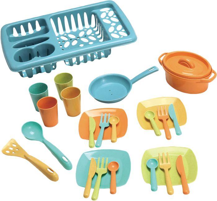 Actual product image Spielmaus SMK cutlery and crockery set 26 pieces