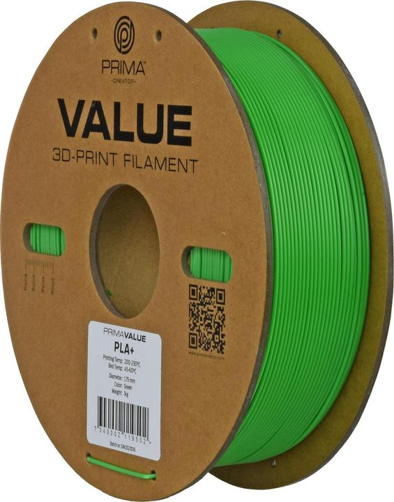 Immagine prodotto Prima Creator PrimaValue PLA+ (PLA, 1.75 mm, 1320 g, Verde)