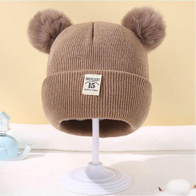 Image du produit MU Style Moonlight Series Bonnet d'hiver pour enfants avec chauffe-cou (Taille unique)