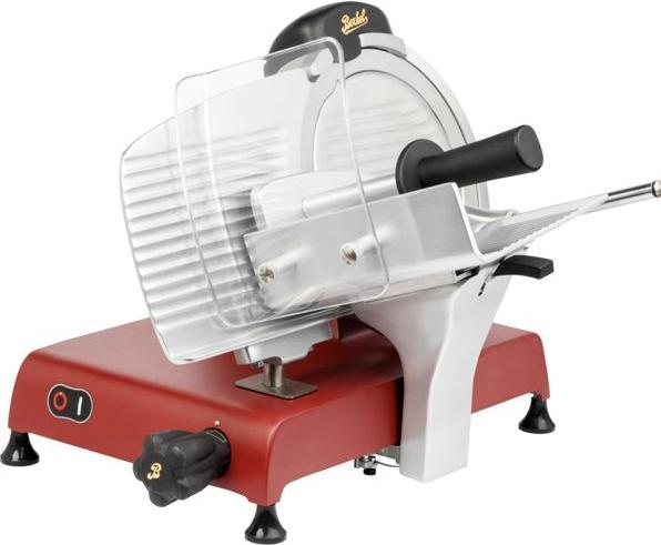 Immagine prodotto Berkel Affettatrice Red Line 250 rossa opaca con lama in acciaio da 250 mm