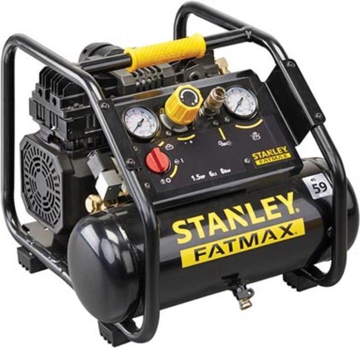Produktbild Stanley Kompresor bezol.WYCISZONY 6l 8b 1.5KM 160l/m.2c,FM (8 Bar, 6 l)