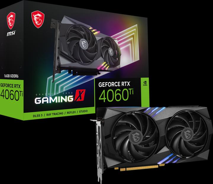 Immagine prodotto MSI RTX 4060 TI 16GB Gaming X (16 GB)
