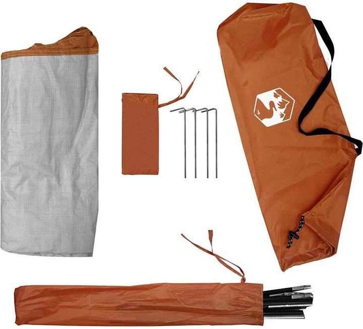Image du produit VidaXL Tente de stockage 9 compartiments & orange 185T Taft (0.90 kg)
