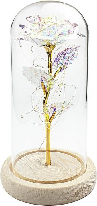 Produktbild JTI Infinity Rose mit Lichterketten - Holografisch (21 cm)