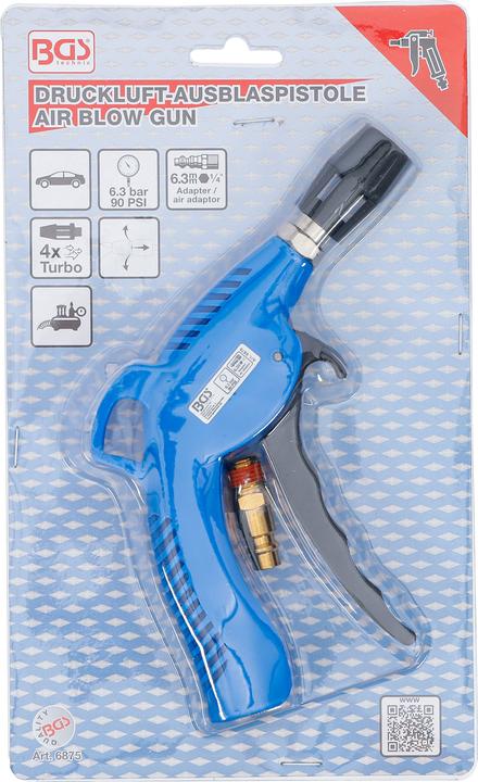 Actual product image BGS Compressed air blow-off gun