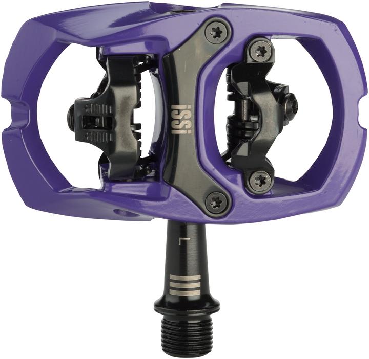 Actual product image iSSi Trail III Pedal SPD (Triple Bearing). Violet.