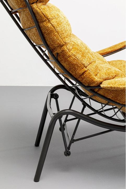 Image du produit Kare Design Fauteuil + pouf Vienna Swing Jaune
