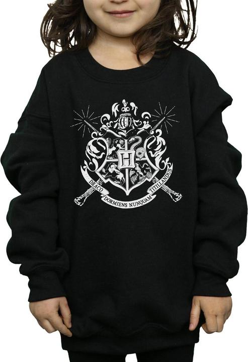 Immagine prodotto Felpa Bacchette con Stemma di Hogwarts Ragazze (140, 146)