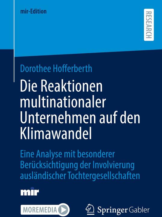 Valori nutrizionali e ingredienti Die Reaktionen multinationaler Unternehmen auf den Klimawandel (Tedesco, Dorothee Hofferberth, 2024)
