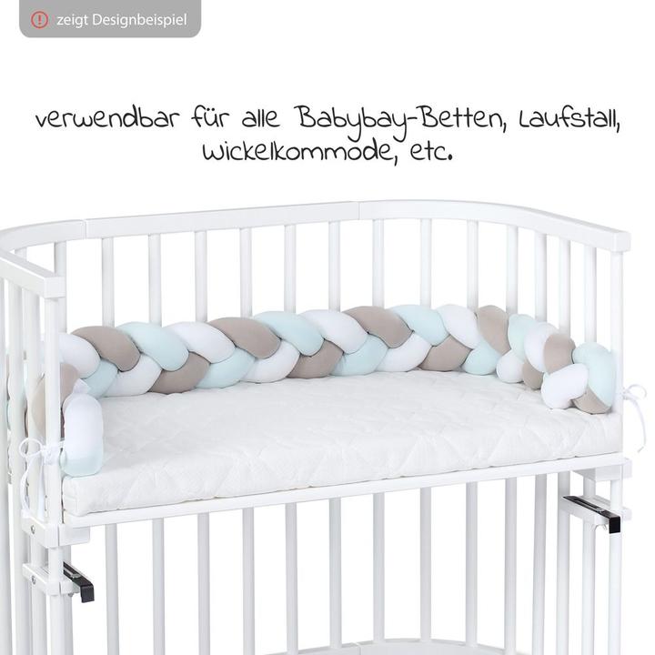 Image du produit Tobi Serpent à nid tressé grand blanc/beige/aqua