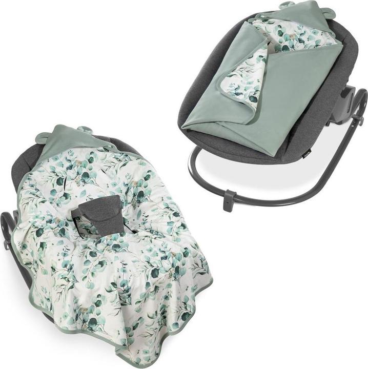 Produktbild Hauck Snuggle N Dream Leaves Mint (80 x 80 cm)