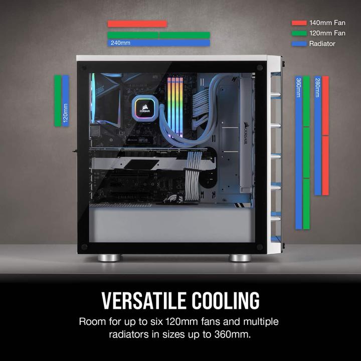 Image du produit Corsair iCUE 465X RGB (mATX, Mini-ITX, ATX)
