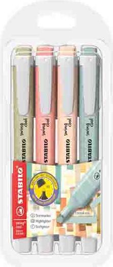 Produktbild STABILO Swing Cool (Beige und Erdgrün, Sienna, Schlammgrün, 5 mm, 4 x)