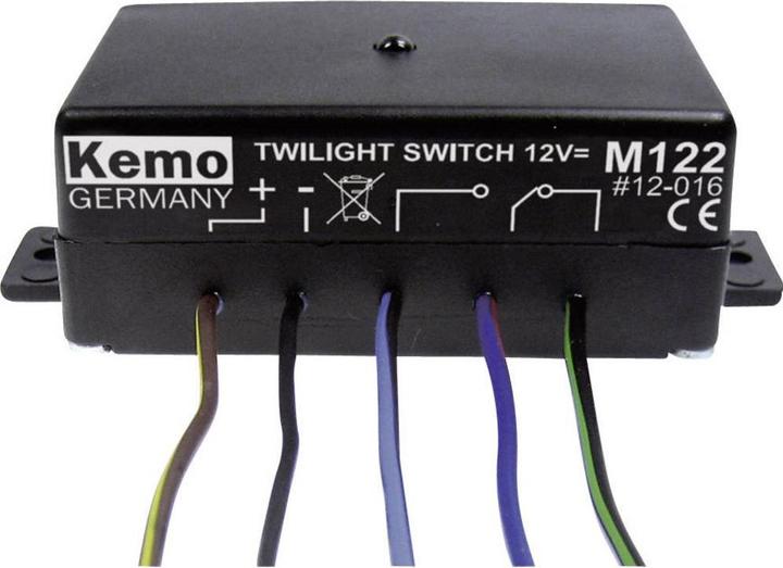 Image du produit Kemo Interrupteur crépusculaire/capteur de lumière 12V M122
