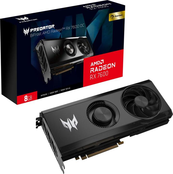 Produktbild Acer Predator BiFrost AMD Radeon RX 7600 OC (8 GB)