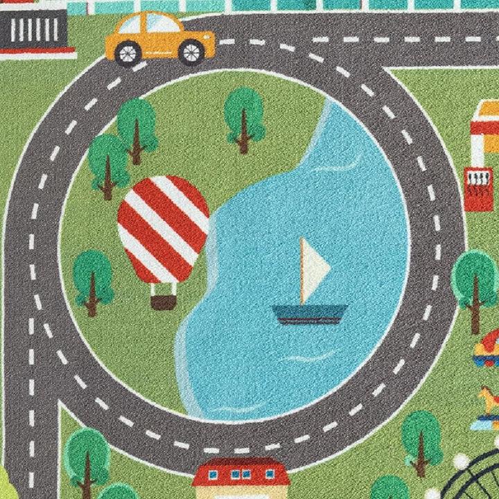 Immagine prodotto Teppich-Traum Spielteppich mit Stadtlandschaft (80 x 150 cm)