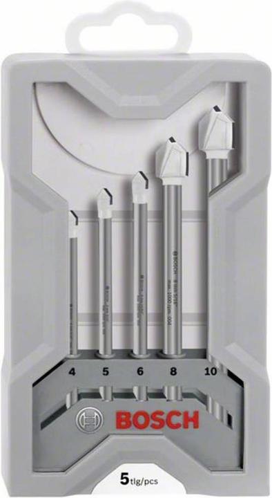 Immagine prodotto Bosch Professional Zubehör Set di punte per piastrelle CYL-9, 5 pezzi (5,5 mm, 6 mm, 7 mm, 8 mm, 10 mm)