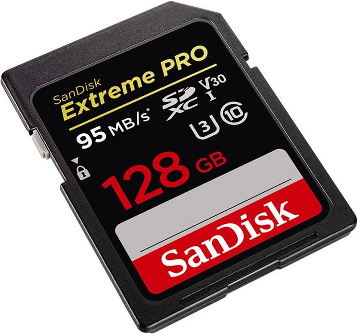 Produktbild SanDisk ExtremePro SDXC U3 (128 GB, SDXC, U3, UHS-I)
