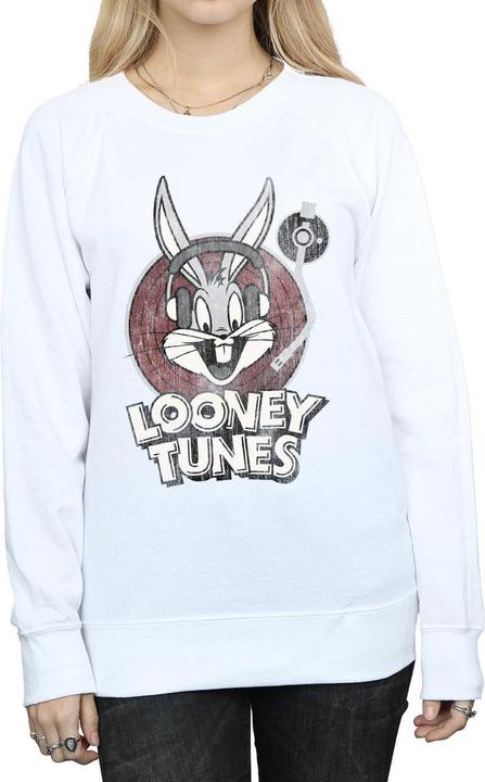 Actual product image Looney Tunes Womens/Ladies Bugs Bunny Logo Cotton Sweatshirt (XL)