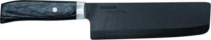 Immagine prodotto Kyocera Coltello Nakiri in ceramica della serie Japan, nero, 16 cm (16 cm)