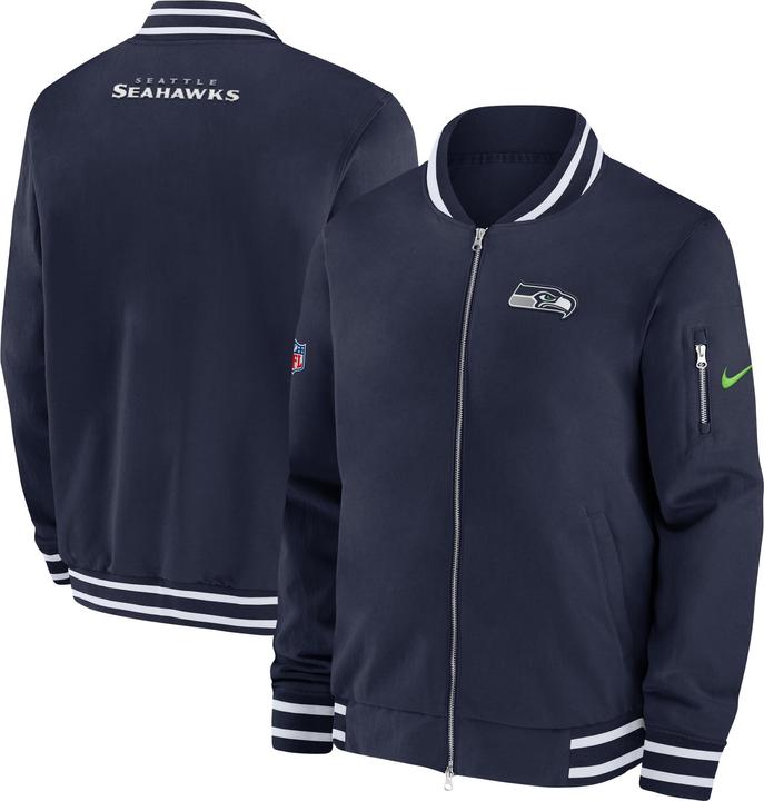 Actual product image Nike Seattle Seahawks Coach Bomber Jacket L (L)