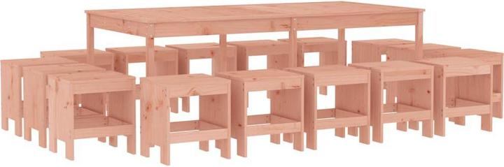 Image du produit VidaXL 17-tlg. Garten-Essgruppe Massivholz Douglasie,Material (100 cm)