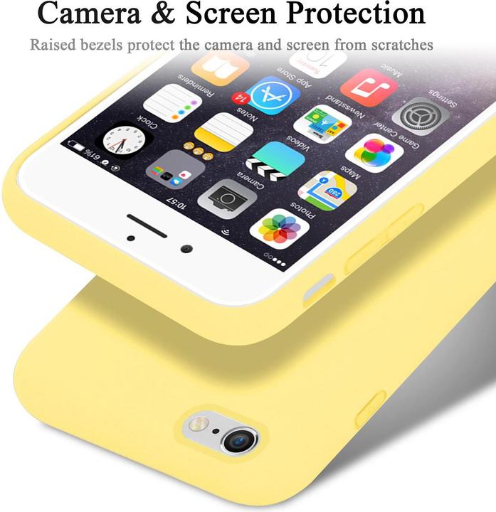 Actual product image Cadorabo TPU Liquid Silicone Case Cover (Apple iPhone 6)