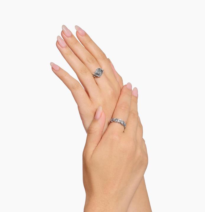 Actual product image Thomas Sabo Ring Midnight Rose Silber (50, 925 Silver)