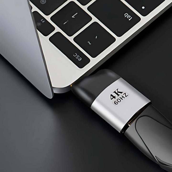 Immagine prodotto Hermex Adattatore da USB-C a HDMI Trasformatore 4K UHD 60Hz m/w (USB-C, HDMI, 4.20 cm)