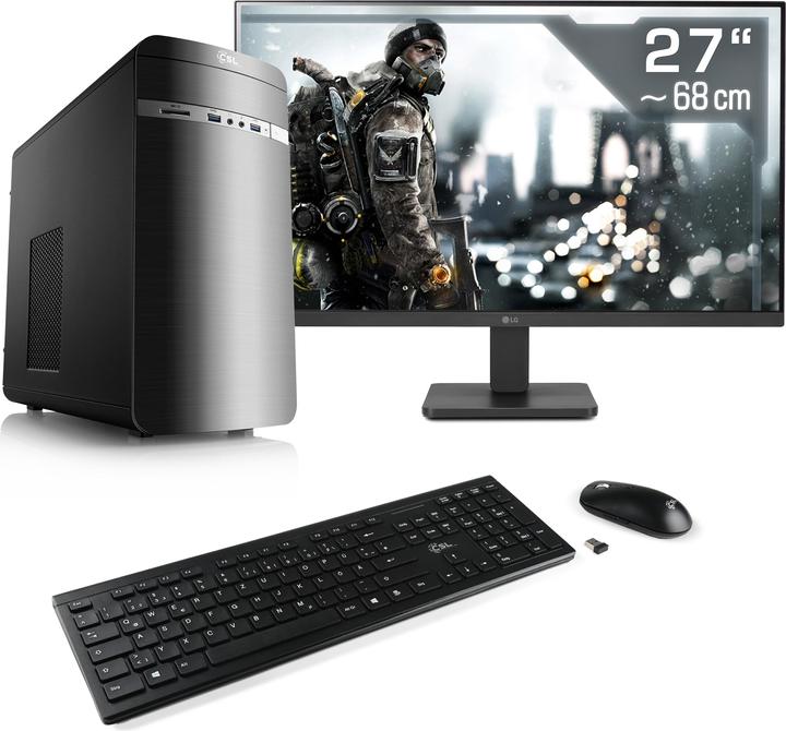 Produktbild CSL Gaming PC M11250H, QWERTZ Layout (DE) (16 GB, 500 GB, AMD Radeon Graphics)