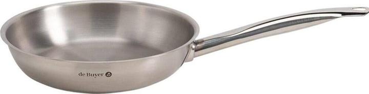 Actual product image de Buyer PRIM'APPETY frying pan Ø24cm, induction (24 cm, Casserole + Stewpot, Stainless steel)