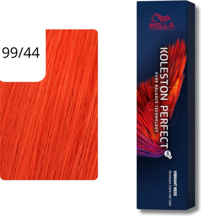 Actual product image Wella Koleston Perfect Me+ Permanent Cream Hair Colour (99/44 light blond intensive red-intense)
