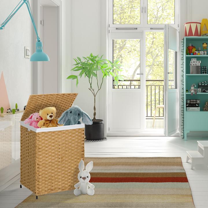 Immagine prodotto Relaxdays Cestino per biancheria (90 l)
