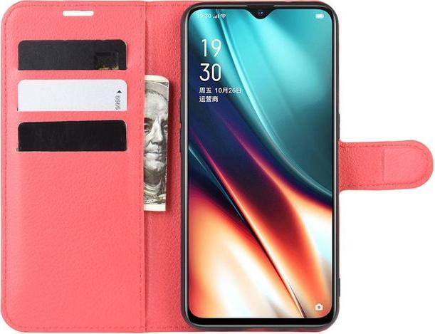 Actual product image MU Classic Litchi Leather Bookcover Series (Realme XT, Realme X2)