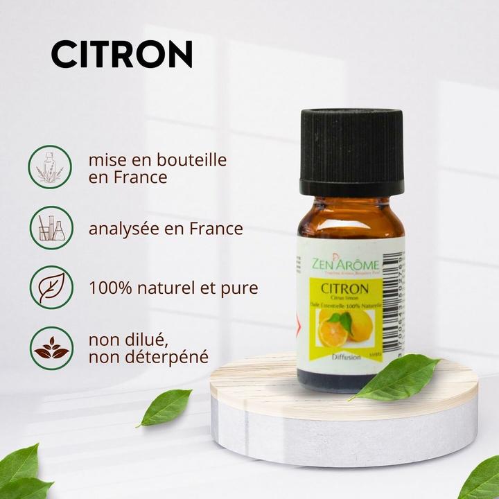 Produktbild Zen Arôme Raumduft Duftöl ätherisches Citron Zitrone Aromaöl No.51