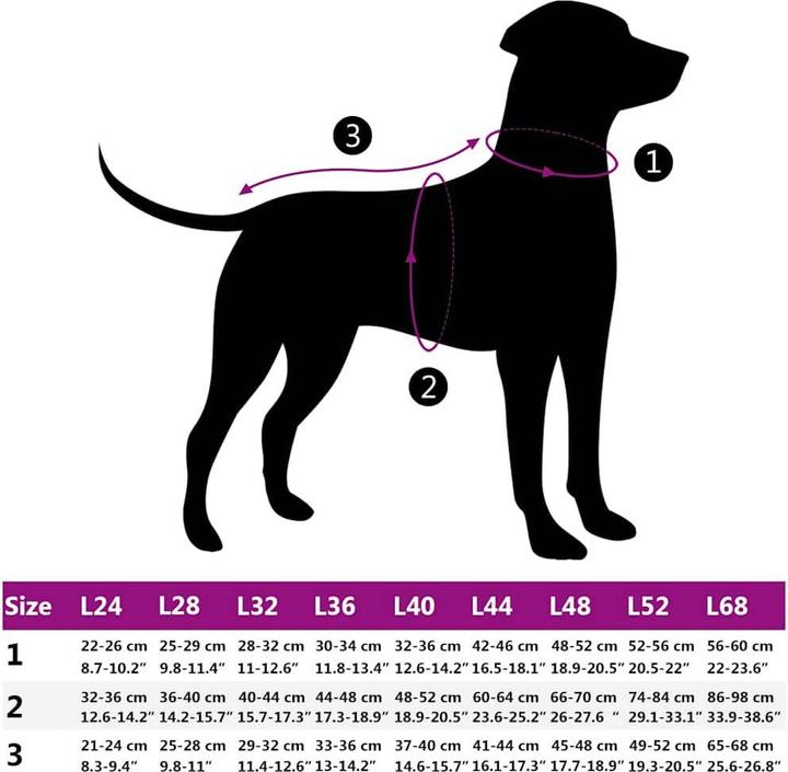 Produktbild VidaXL Hundemantel mit Geschirr Wasserdicht Reflektierend (48, Hundemantel)