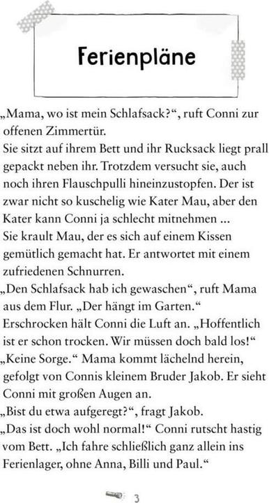 Produktbild Abenteuerspass mit Conni 1: Conni im Ferienlager (Deutsch, Sabine Legien, Barbara Iland-Olschewski, 2024)