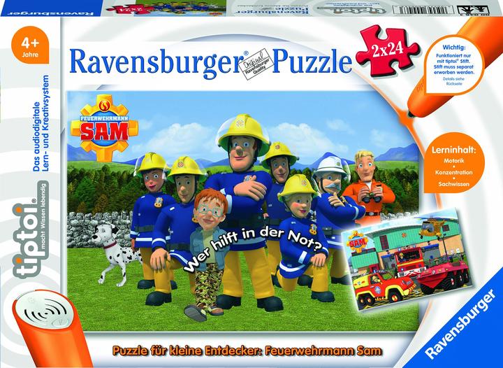 Immagine prodotto tiptoi Puzzle per piccoli esploratori: il pompiere Sam (Tedesco)