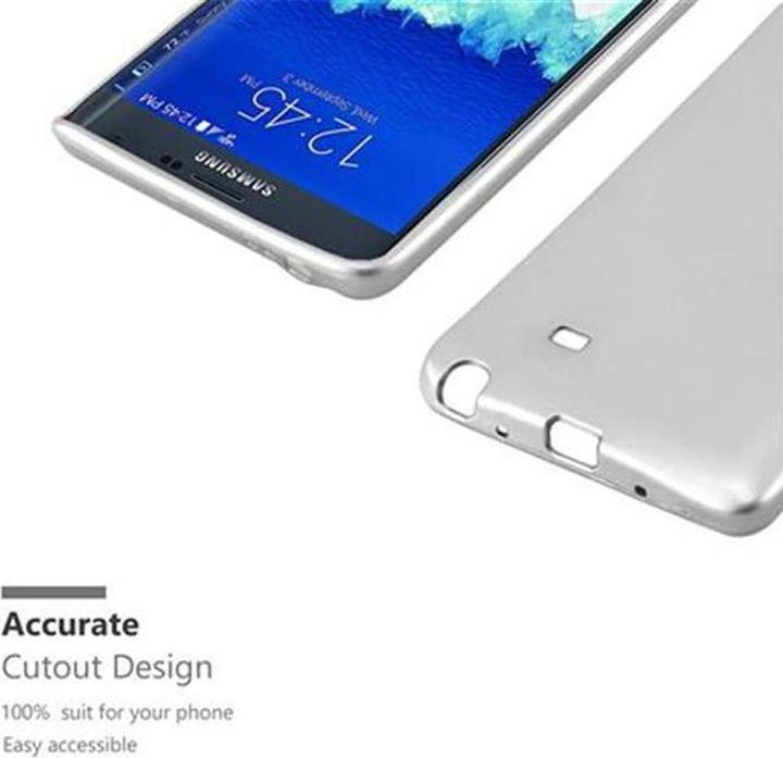 Productafbeelding Cadorabo TPU Matte Metallic hoes (Samsung Galaxy Note Edge)