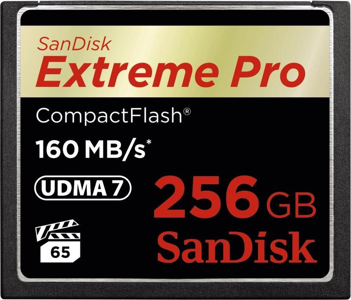 Image du produit SanDisk Extreme Pro Compact Flash (256 Go, CF)
