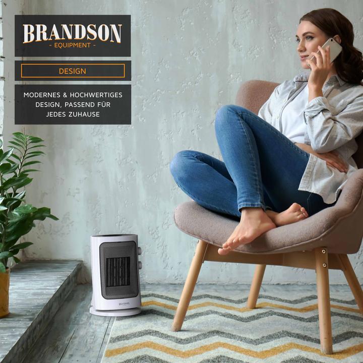 Immagine prodotto Brandson Termoventilatore in ceramica 1500W (1500 W)