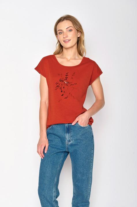 Actual product image Greenbomb Women's Animal Bird Branch Cool T-Shirt (L)