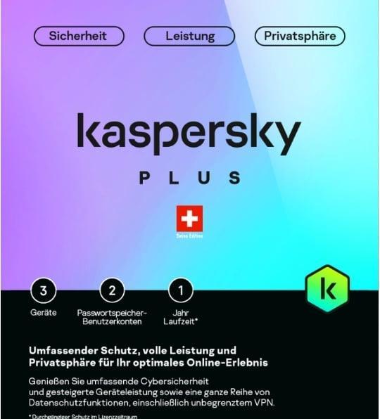 Produktbild Kaspersky Plus (3 PC) (3 User, 12 Monate)