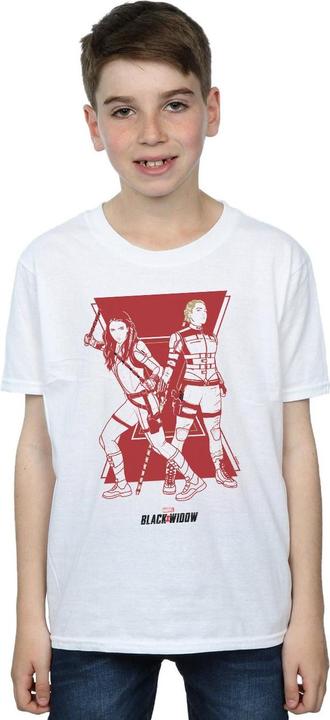 Immagine prodotto Black Widow Movie Sisters Silhouette Maglietta Ragazzi (140, 146)